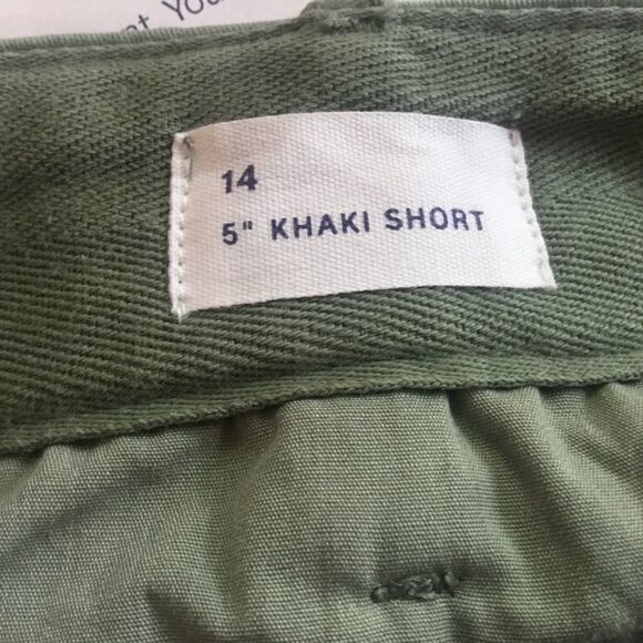 NWOT. GAP Women’s Shorts Size 14 Green - Picture 11 of 11